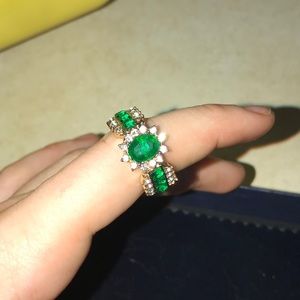 Green and Gold ring